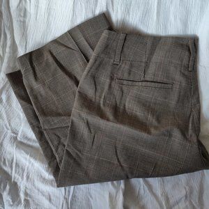 Vintage Plaid Midi Shorts